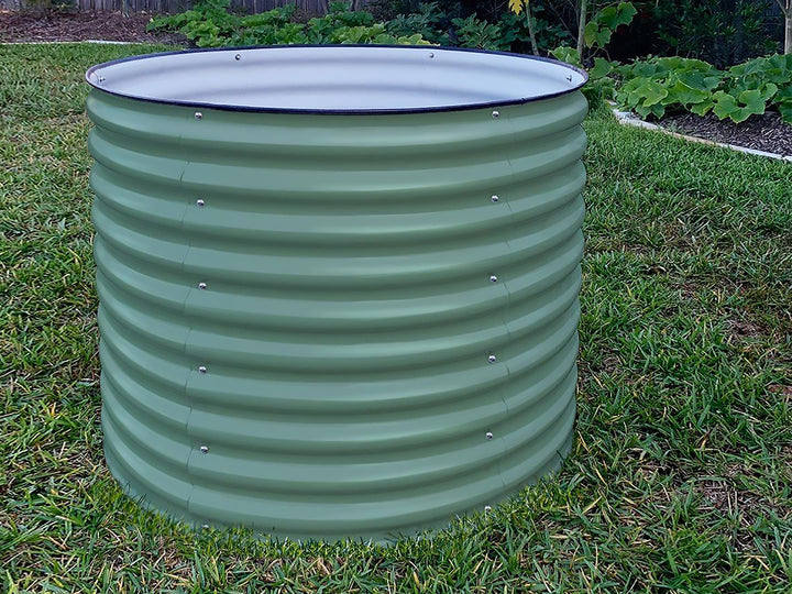 Vego Garden 32" Extra Tall Round Metal Raised Garden Bed Kit 42" Wide