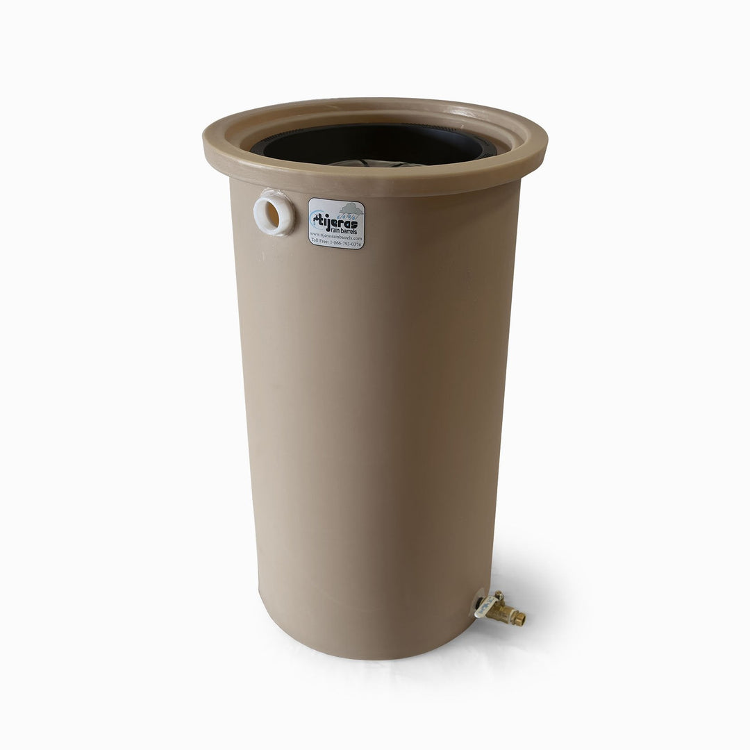 Villa Series From Tijeras Rain Barrel - 50 Gallon -17" Basket Top