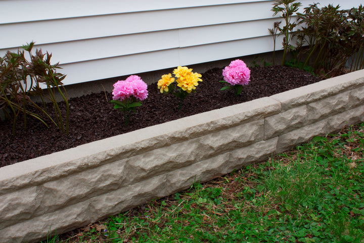 Garden Wizard Self Watering 4 Foot Stone Landscape Border Wall