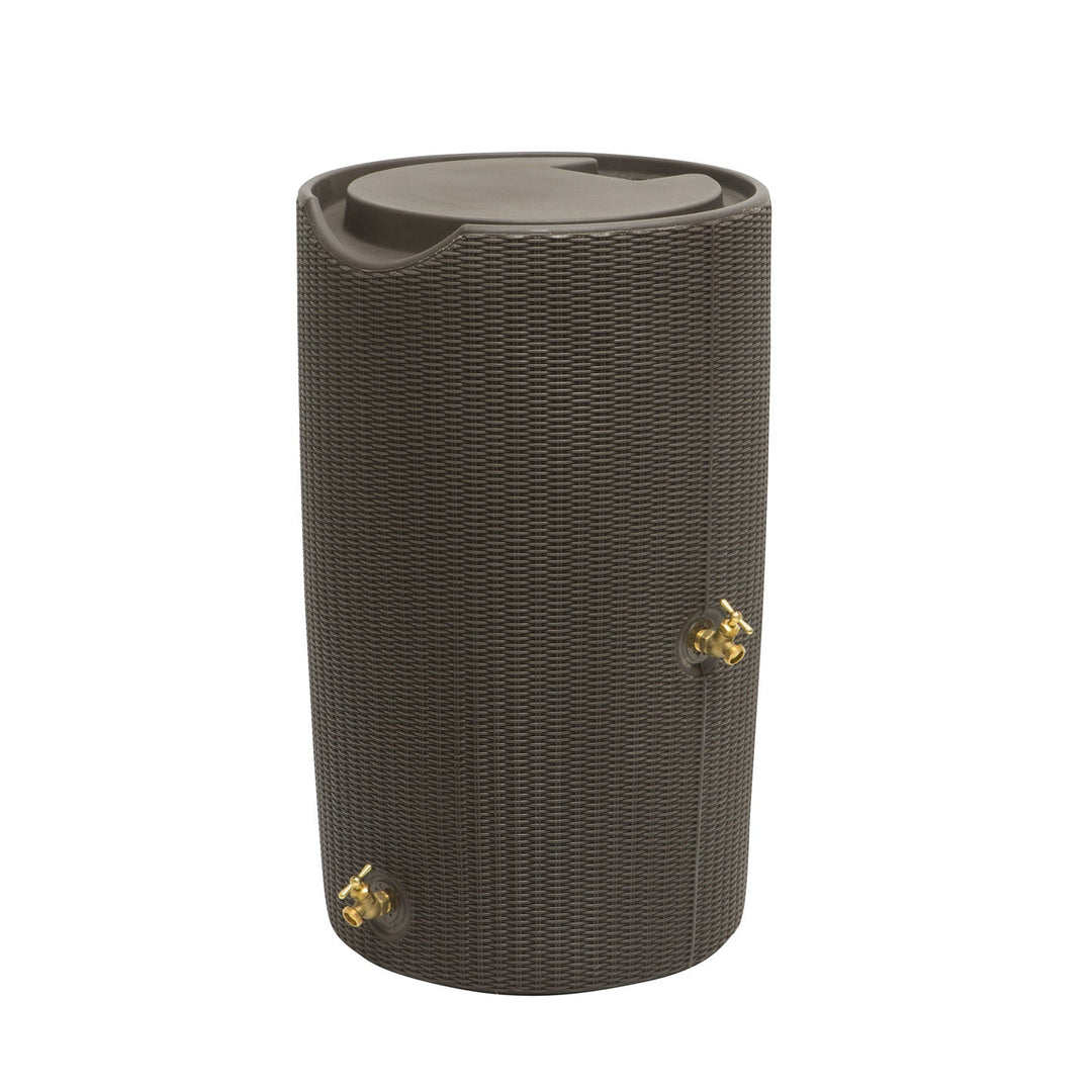 Impressions Bali 50 Gallon Flat Top Rain Saver - NO Planter