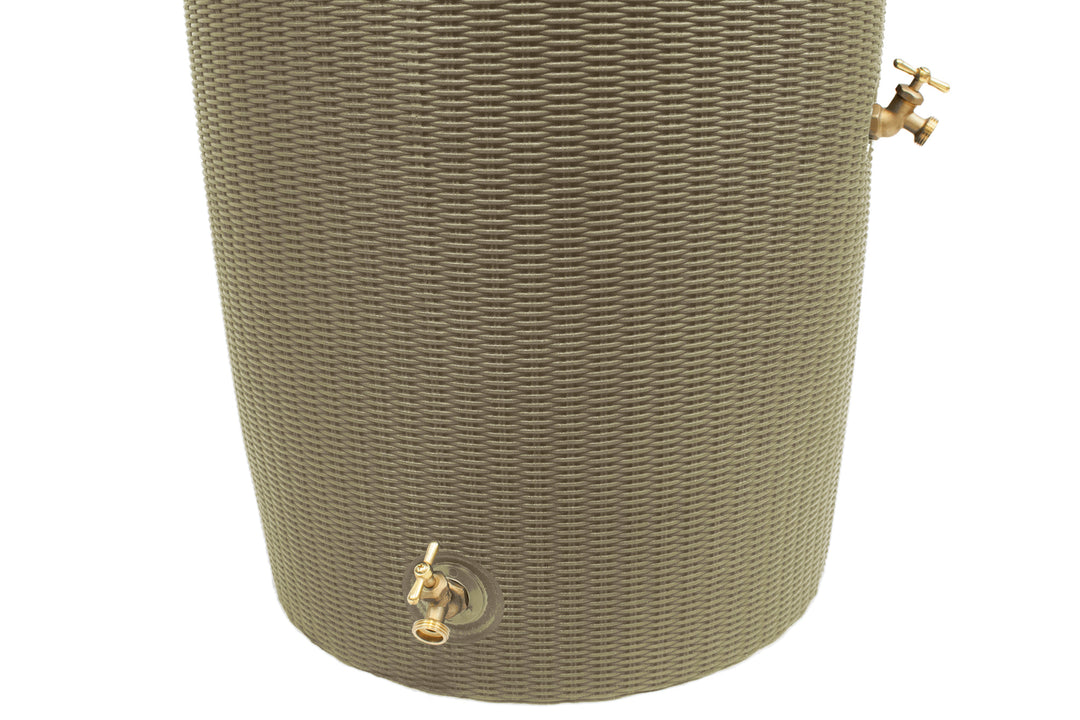 Impressions Bali 50 Gallon Flat Top Rain Saver - NO Planter
