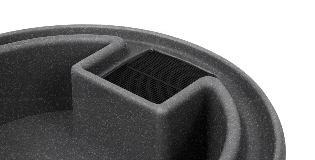 Impressions 50 Gallon Downton Dark Ribbed Rain Saver