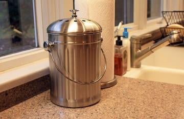 Kitchen Accents® SS Kitchen Composter - GreenLivingSupply-Store