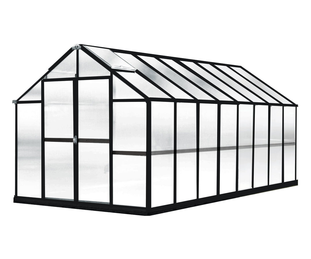 Mont Growers Edition Greenhouse 8ft. x 16t. - Black