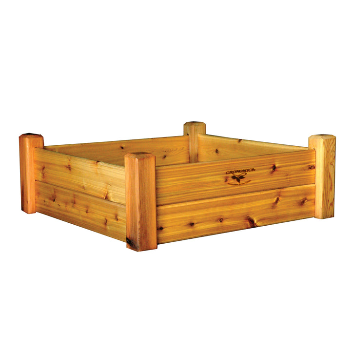 Gronomics Western Red Cedar Raised Garden Bed 34x34x12