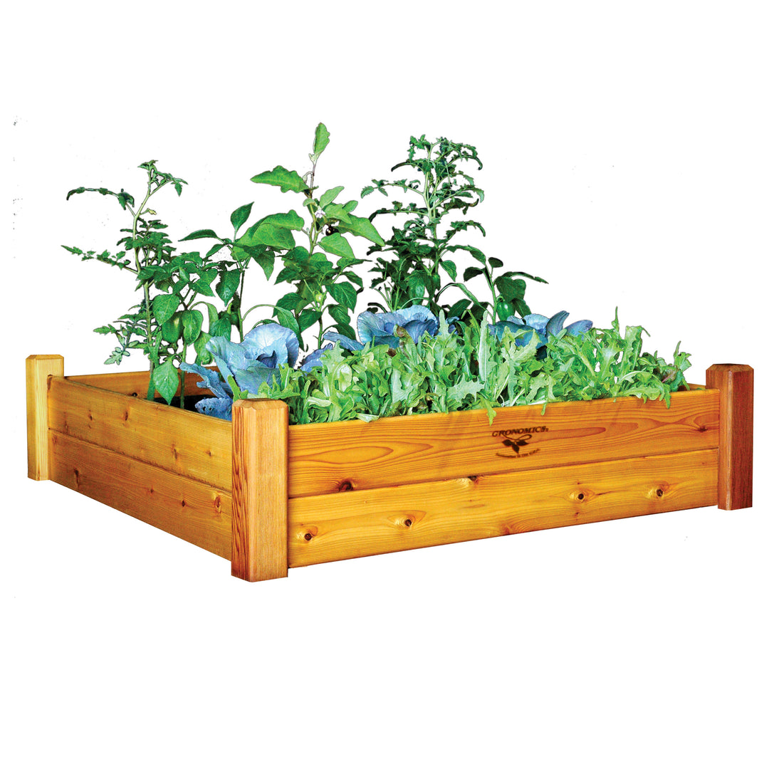 Gronomics Western Red Cedar Raised Garden Bed 48&