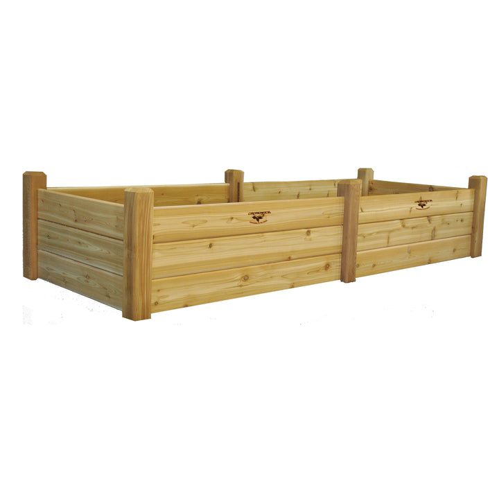 Gronomics Western Red Cedar Raised Garden Bed 48"x95"x19"