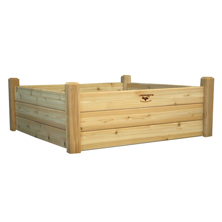 Gronomics Western Red Cedar Raised Garden Bed 48" x48&