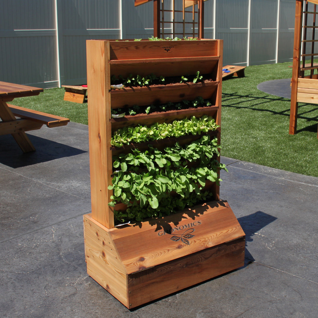 Gronomics Western Red Cedar Vertical Garden 32x45x9"D - Assembled