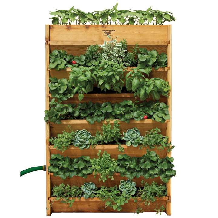Gronomics Western Red Cedar Vertical Garden 32x45x9"D - Assembled