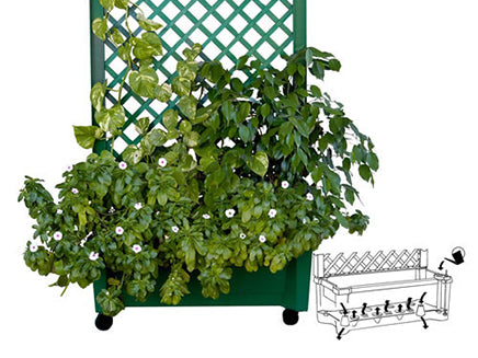 Calypso Planter with Trellis and Water Reservoir
