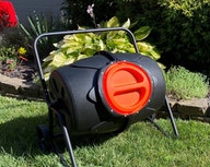 Genesis 55 Gallon Composting Tumbler With Wheels