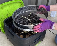 Maze 16 Inch Round Steel Compost Sifter