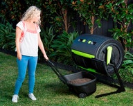 Maze Two Stage Compost Tumbler With Maze Composting Cart