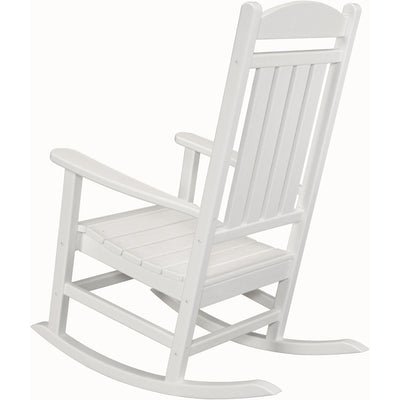 Hanover All-Weather Pineapple Cay Porch Rocker - White - GreenLivingSupply-Store