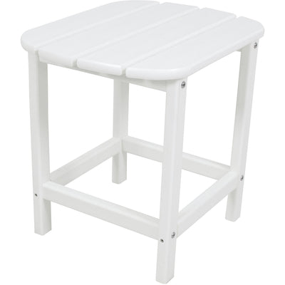 Hanover All-Weather 19"x15" Side Table - White - GreenLivingSupply-Store