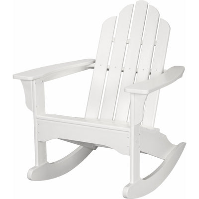 Hanover All-Weather Adirondack Rocking Chair - White - GreenLivingSupply-Store